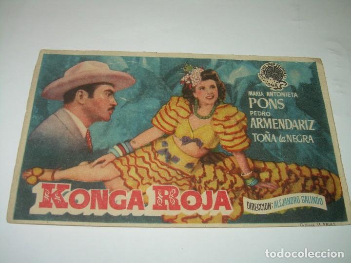 Cine: PROGRAMA DE CINE....KONGA ROJA. - Foto 1