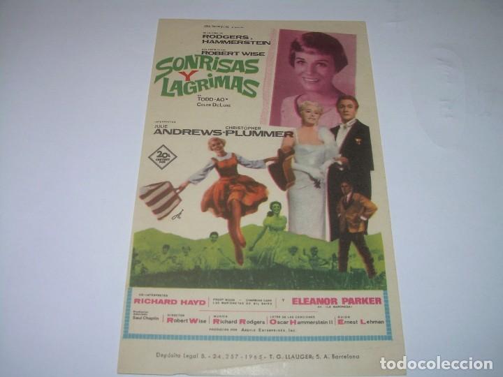 Cine: PROGRAMA DE C INE....SONRISAS Y LAGRIMAS. - Foto 1