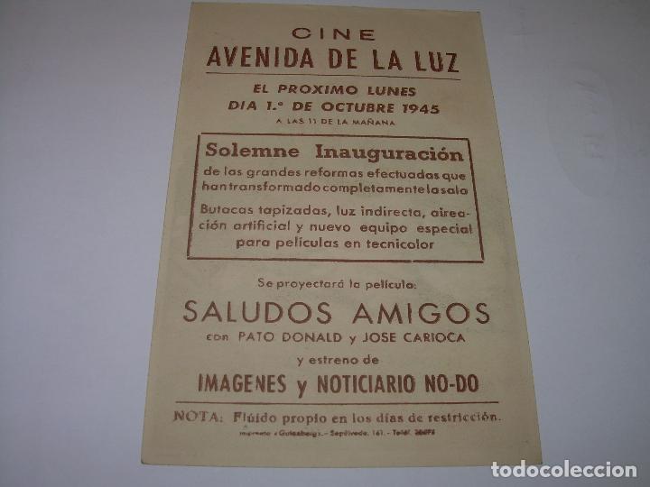 Cine: PROGRAMA DE CINE.....SALUDOS AMIGOS. - Foto 2