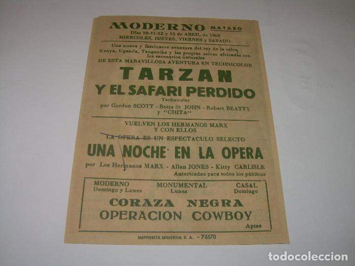 Cine: PROGRAMA DE CINE.....TARZAN Y EL SAFARI PERDIDO. - Foto 2