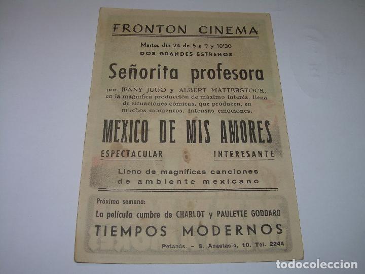 Cine: PROGRAMA DE CINE....MEXICO DE MIS AMORES. - Foto 2