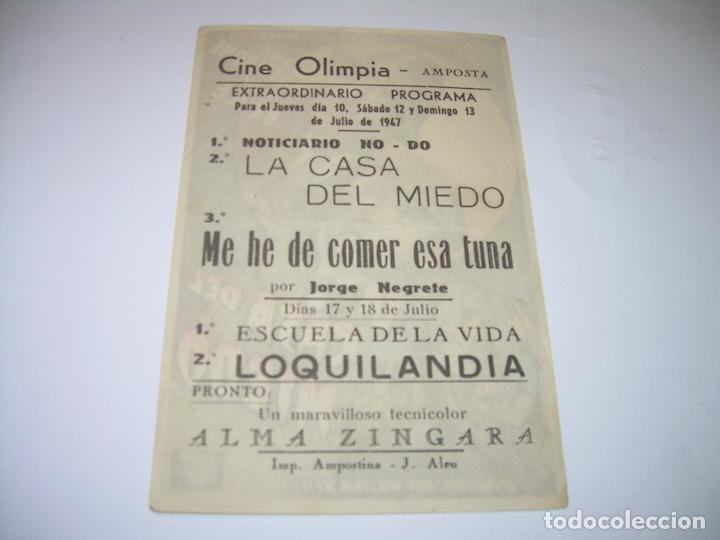 Cine: PROGRAMA DE CINE....LA CASA DEL MIEDO. - Foto 2