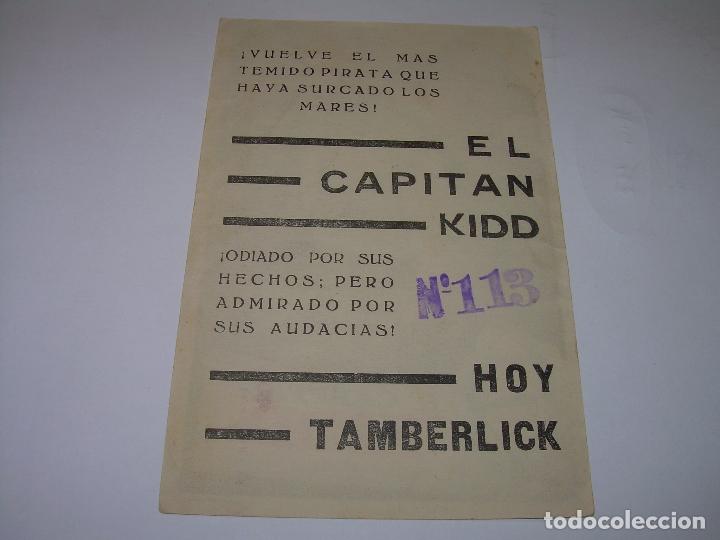 Cine: PROGRAMA DE CINE....EL CAPITAN KIDD. - Foto 2