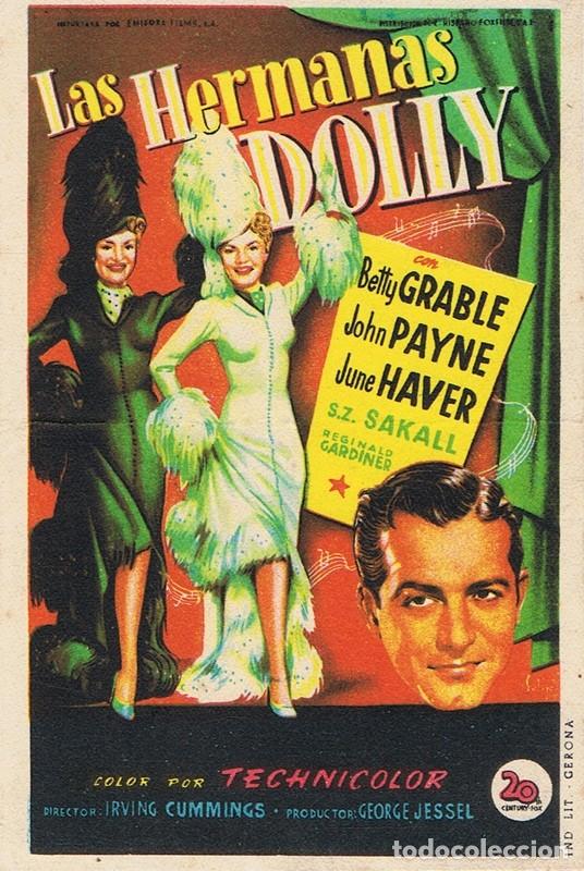 Cine: FOLLETO DE MANO &uml;LAS HERMANAS DOLLY&uml; - Foto 1