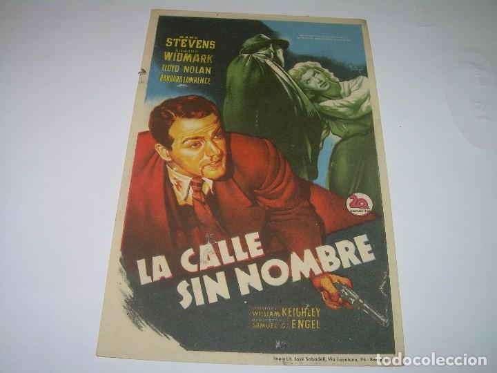 Cine: PROGRAMA DE CINE...LA CALLE SIN NOMBRE. - Foto 1