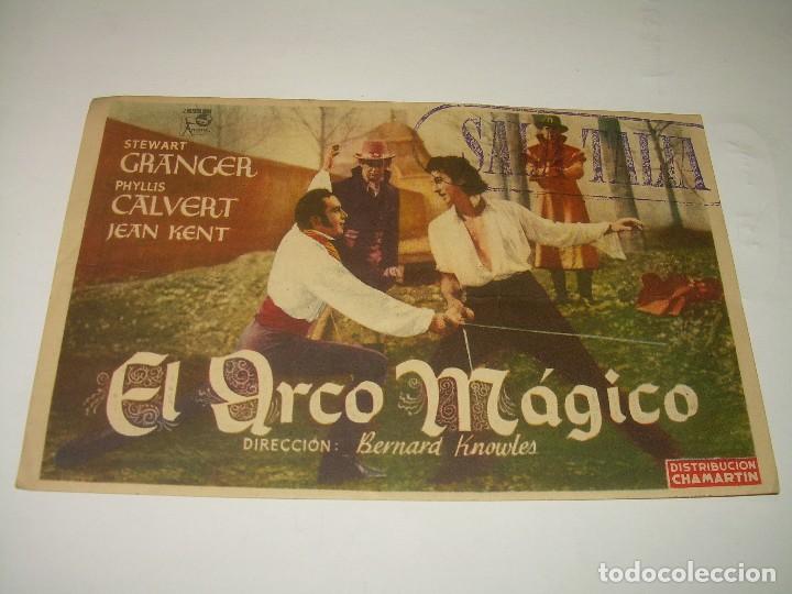  Flyers Publicitaires de films Anciens: PROGRAMA DE CINE....EL ARCO MAGICO.