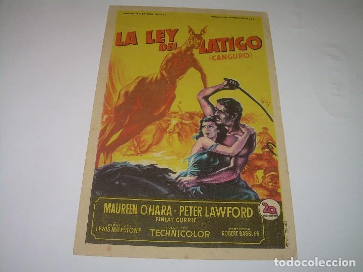 Cine: PROGRAMA DE CINE....LA LAY DEL LATIGO. - Foto 1