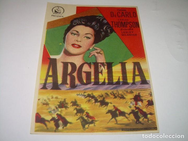  Flyers Publicitaires de films Anciens: PROGRAMA DE CINE.....ARGELIA.