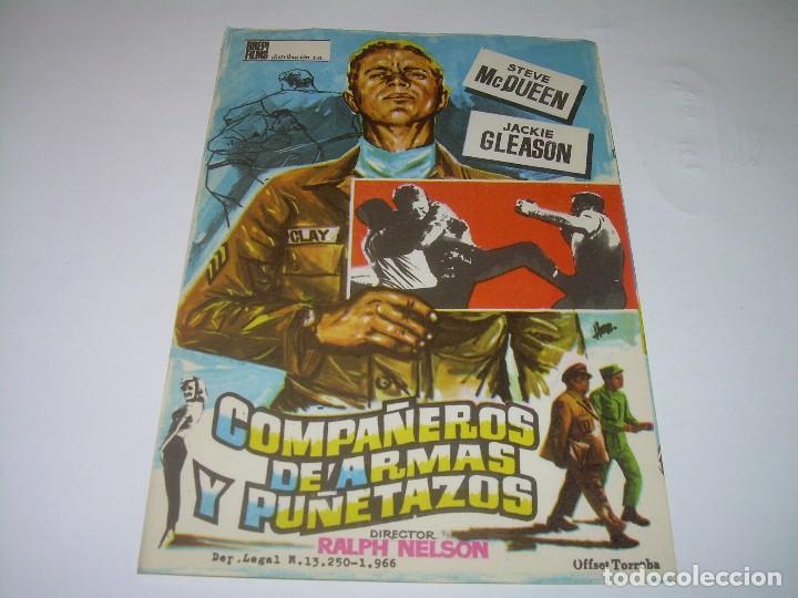  Foglietti di film di film antichi di cinema: PROGRAMA DE CINE....COMPRA&Ntilde;EROS DE ARMAS Y PU&Ntilde;ETAZOS.