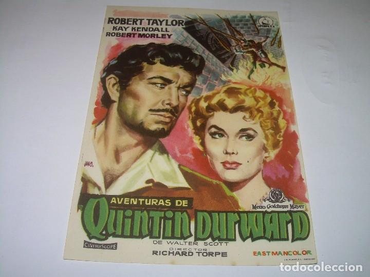 Cine: PROGRAMA DE CINE....QUINTIN DURWARD. - Foto 1