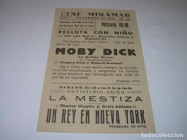 Cine: PROGRAMA DE CINE.....MOBY DICK. - Foto 2