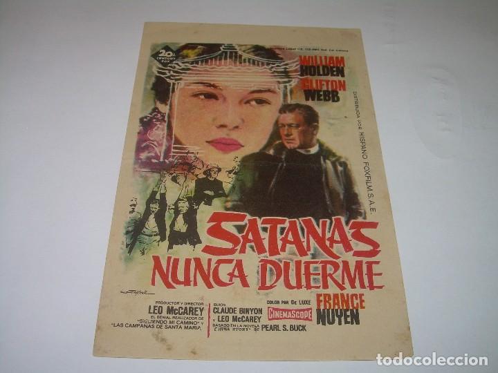 Cine: PROGRAMA DE CINE....SATANAS NUNCA DUERME. - Foto 1