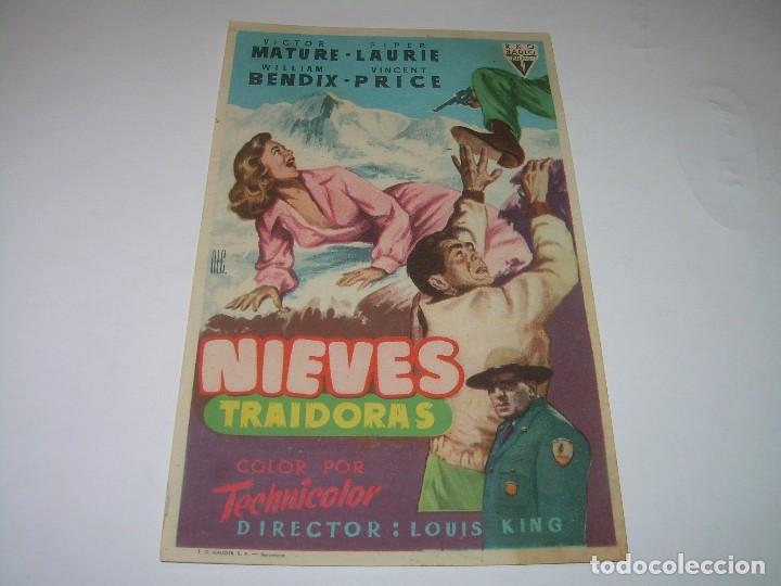 Cine: PROGRAMA DE CINE.....NIEVES TRAIDORAS. - Foto 1
