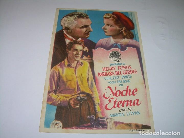 Cine: PROGRAMA DE CINE....NOCHE ETERNA. - Foto 1