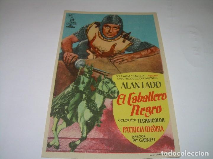 Cine: PROGRAMA DE CINE.....EL CABALLERO NEGRO. - Foto 1