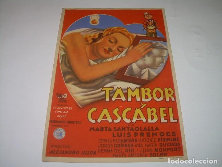 Cine: PROGRAMA DE CINE.....TAMBOR Y CASCABEL. - Foto 1