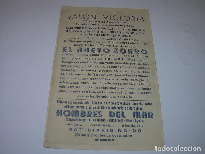 Cine: PROGRAMA DE CINE.....HOMBRES DEL MAR. - Foto 2