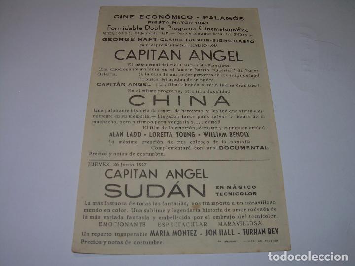 Cine: PROGRAMA DE CINE.....CAPITAN ANGEL. - Foto 2