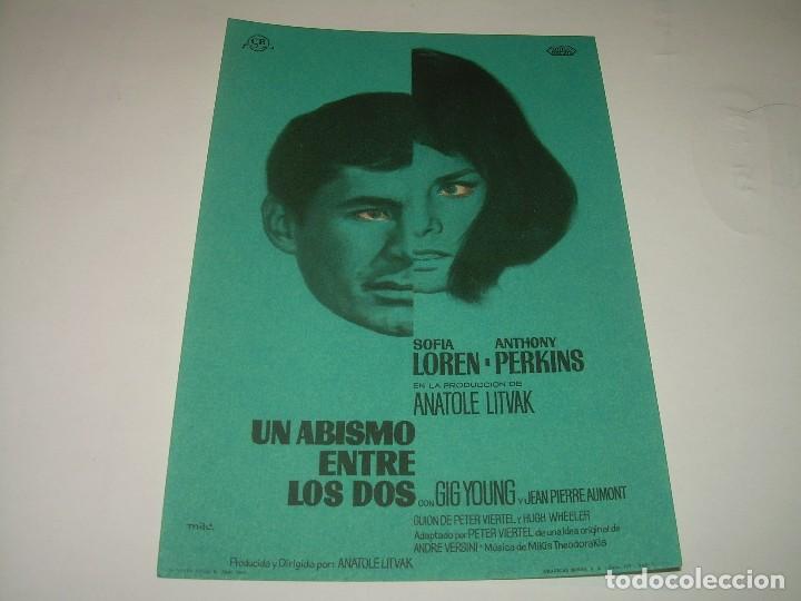 Cine: PROGRAMA DE CINE.....UN ABISMO ENTRE LOS DOS. - Foto 1