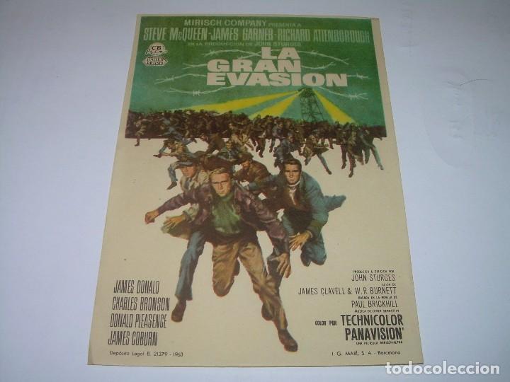 Cine: PROGRAMA DE CINE.....LA GRAN EVASION. - Foto 1