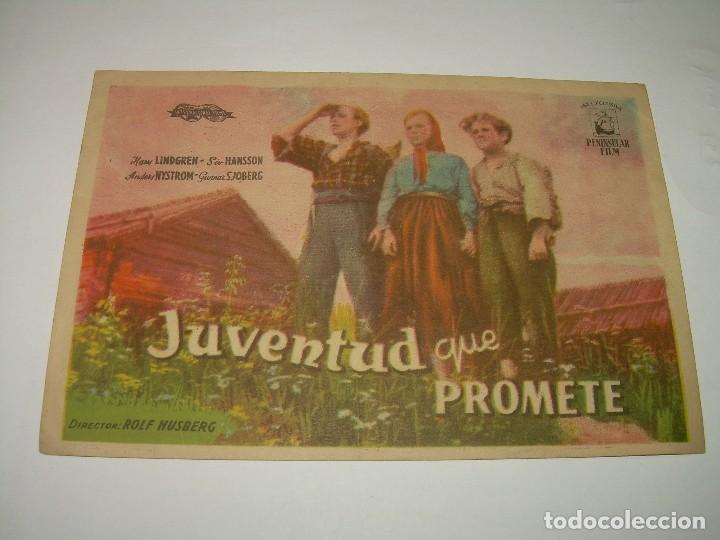 Cine: PROGRAMA DE CINE.....JUVENTUD QUE PROMETE.