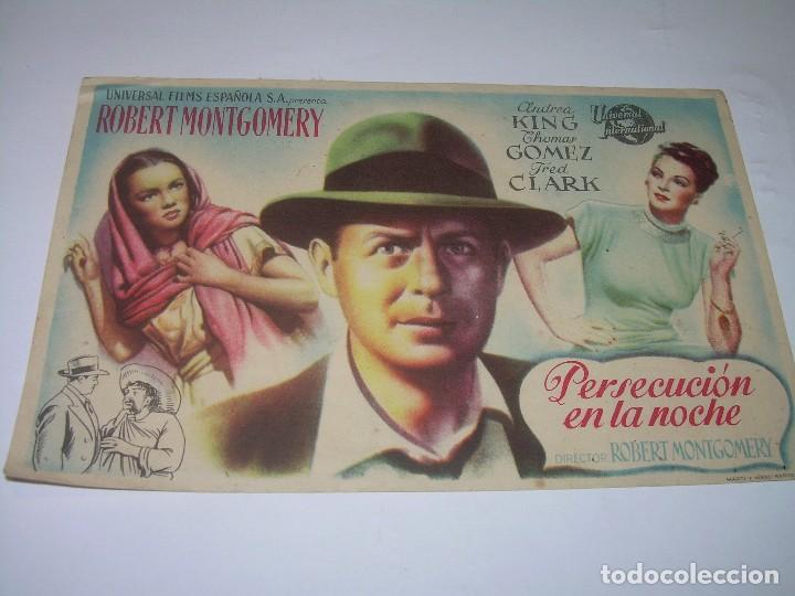 Cine: PROGRAMA DE CINE.....PERSECUCION EN LA NOCHE.