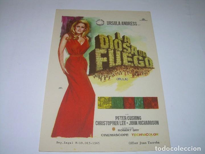 Cine: PROGRAMA DE CINE.....LA DIOSA DE FUEGO. - Foto 1
