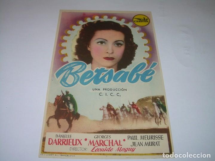 Cine: PROGRAMA DE CINE.....BATSABE.