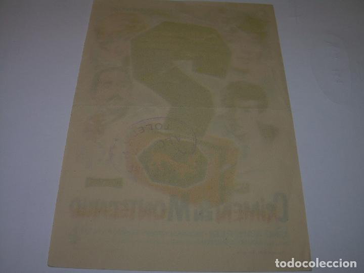 Cine: PROGRAMA DE CINE.....CRIMEN EN MONTECARLO. - Foto 2