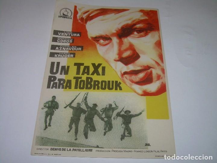 Cine: PROGRAMA DE CINE.....UN TAXI PARA TOBROUK. - Foto 1