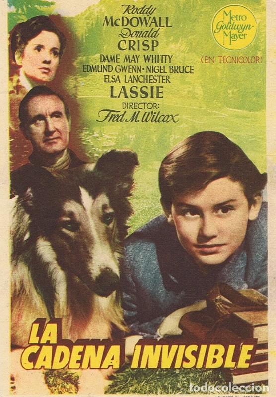 Cine: FOLLETO DE MANO &uml;LA CADENA INVISIBLE&uml; - Foto 1