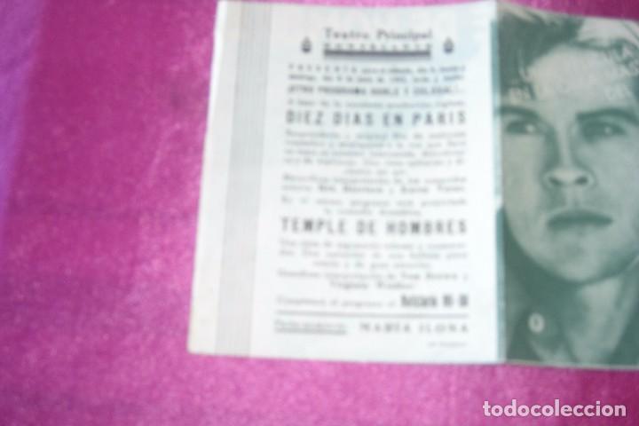 Cine: TEMPLE DE HOMBRE, CON TOM BROWN PROGRAMA DE CINE DOBLE C2 - Foto 4