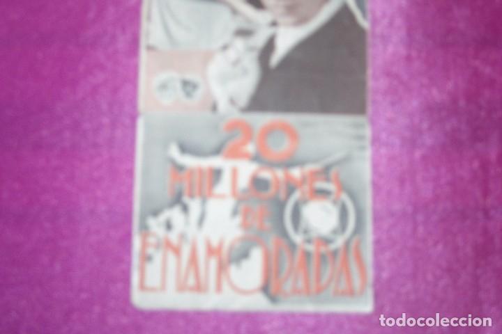 Cine: 20 MILLONES DE ENAMORADAS WARNER DICK POWELL PROGRAMA DE CINE - Foto 6