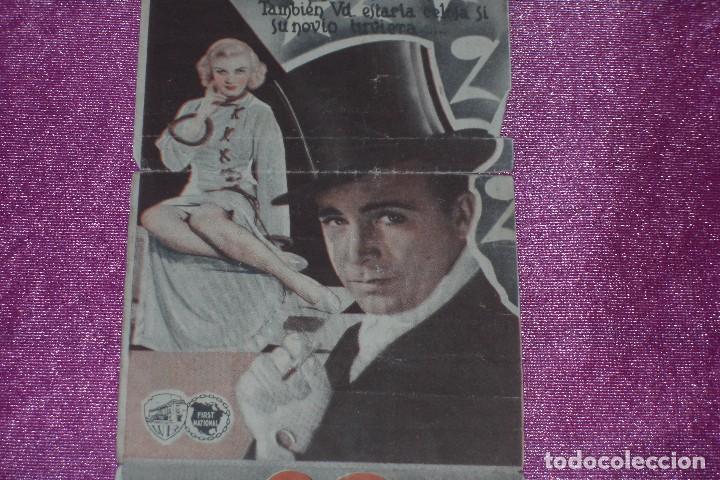 Cine: 20 MILLONES DE ENAMORADAS WARNER DICK POWELL PROGRAMA DE CINE - Foto 8