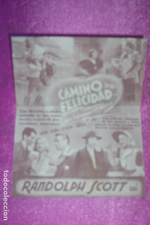 Cine: CAMINO DE LA FELICIDAD PROGRAMA DE CINE DOBLE C2 13 - Foto 2