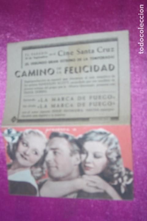 Cine: CAMINO DE LA FELICIDAD PROGRAMA DE CINE DOBLE C2 13 - Foto 4