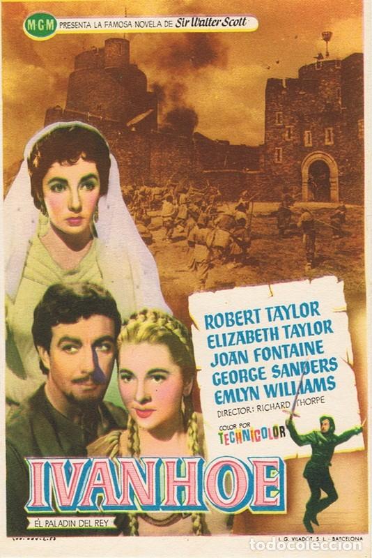 Cine: FOLLETO DE MANO &uml;IVANHOE&uml; - Foto 1