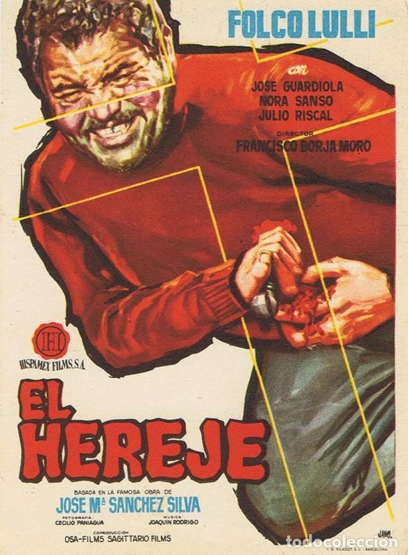 Cine: FOLLETO DE MANO &uml;EL HEREJE&uml; - Foto 1