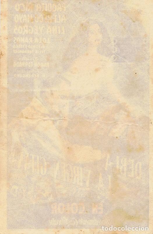 Cine: FOLLETO DE MANO &uml;DEBLA,LA VIRGEN GITANA&uml; - Foto 2
