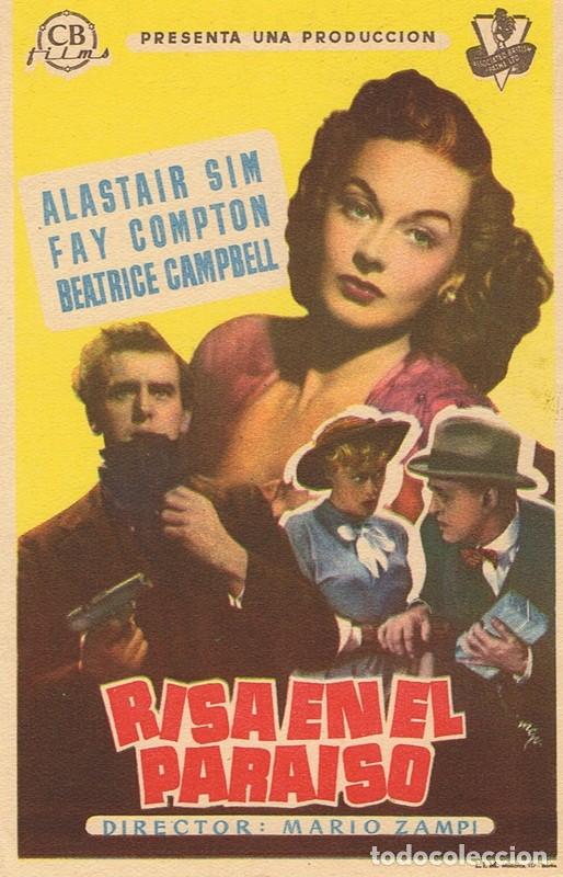 Cine: FOLLETO DE MANO &uml;RISA EN EL PARA&Iacute;SO&uml; - Foto 1