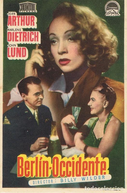 Cine: FOLLETO DE MANO &uml;BERL&Iacute;N - OCCIDENTE&uml; - Foto 1