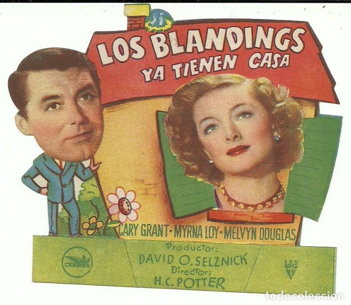 Kino: LOS BLANDINGS YA TIENEN CASA. PROGRAMA DE CINE TROQUELADO. CINE RAMBLA, A&Ntilde;O 1949.