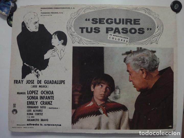 Cinema: Lobby Card Seguire Tus Pasos Fray Jose De Guadalupe Mojica 1966