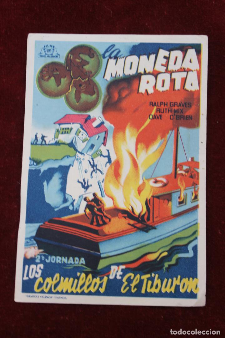 Cine: PROGRAMA LA MONEDA ROTA, TEATRO CIRCO, 1946 ORIHUELA - Foto 1