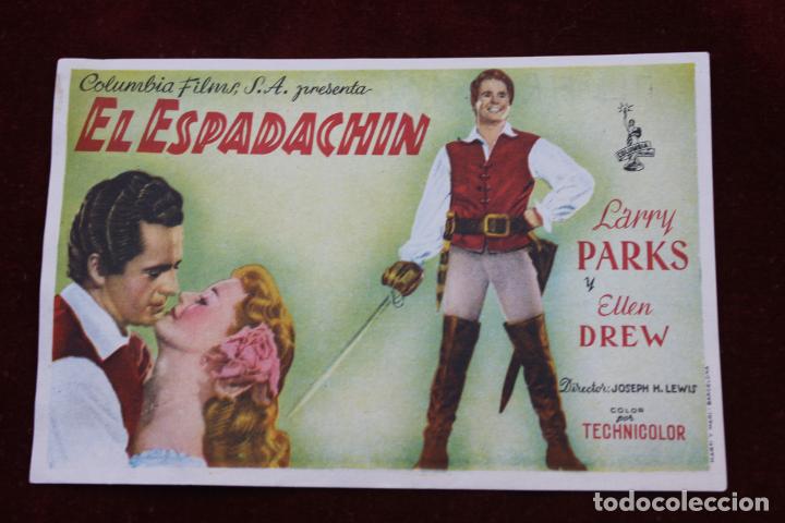 Cine: PROGRAMA EL ESPADACHIN, SELLO KIOSKO AMPARO, GRANADA. - Foto 1