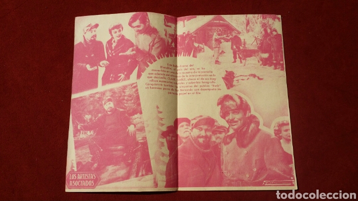 Cine: PROGRAMA DE CINE - LA LLAMADA DE LA SELVA- FOLLETO DE MANO 100% ORIGINAL - Foto 4