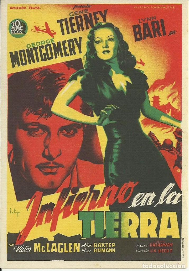 Cine: Programa Cine Infierno en la Tierra.Sin Publicidad. - Foto 1