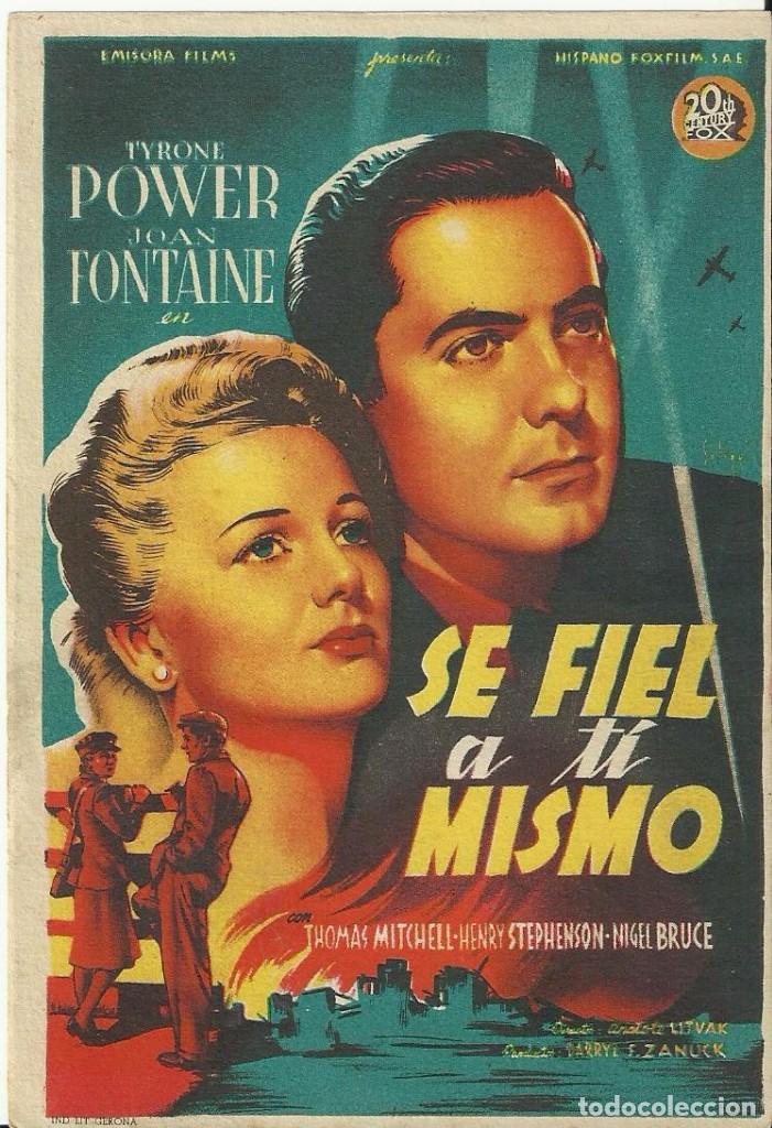 Cine: Programa Cine.Se Fiel A Ti Mismo. - Foto 1