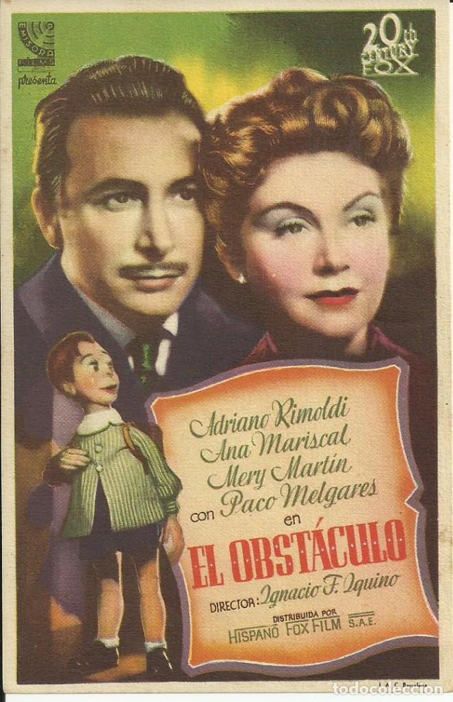 Cine: Programa Cine.El Obstaculo. - Foto 1