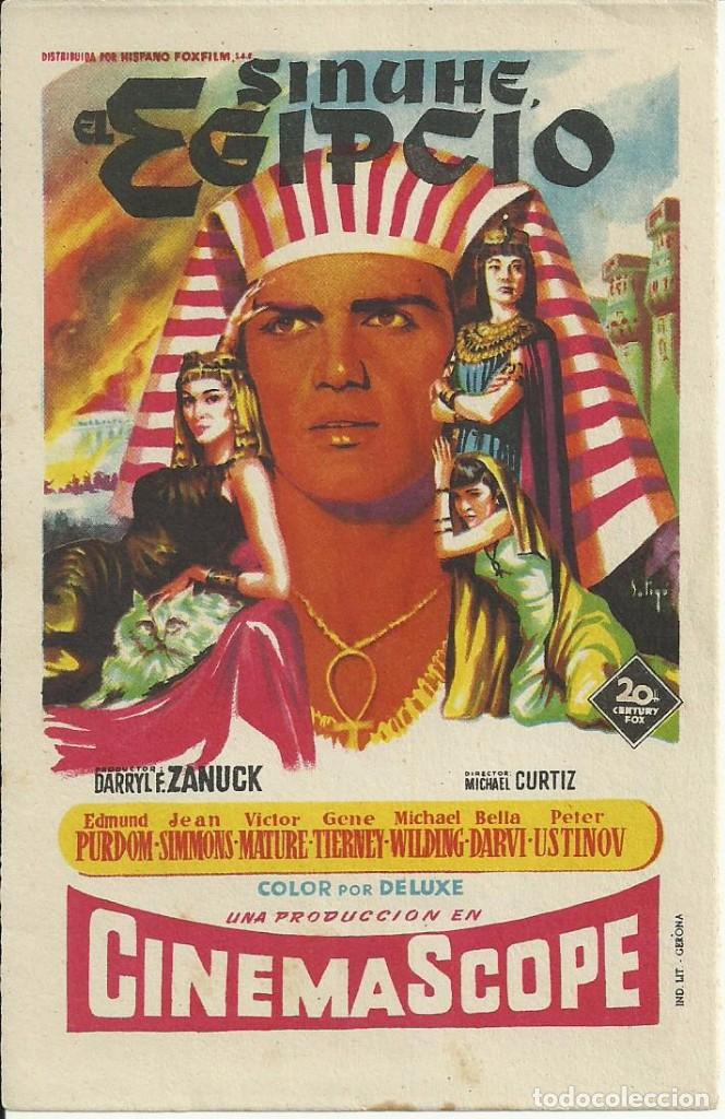 Cine: Programa Cine.Sinuhe El Egipcio. - Foto 1